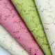 Sustainable Cotton Eyelet Trim Embroidered Mesh Lace Fabric 130cm
