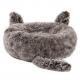 Small Rabbit Ears Winter Warm Cat Sleeping Bed 70CM 80CM Plush + PP Cotton