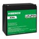 Visench 12V 30Ah Lithium Ion Iron Phosphate Battery Rechargeable 12.8V Lifepo4 Battery Pack