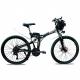 Non Slip 26 Inch Electric Bicycle , 21 Speed Fold Up Electric Bike 48v