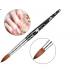 OEM Round Kolinsky Acrylic Nail Art Brush With Marble Handle Size 10 12 14 16