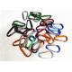 Colored Beauty D Shape Snap Hook Carabiner 5CM Standard Electronic Plating