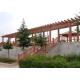 Real Wood Colors Garden Composite Wood Pergola With Real Estate Type