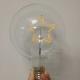 50000H long lifespan filament led globe light frosted milky glass shell