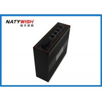 IP40 Industrial Ethernet Switch Din Rail Mount Single Fiber 20KM 1310 / 1550nm