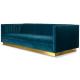 wholesale modern luxury furniture sofa 4 fabric color,  classic 3 seat lounge metal base for living room