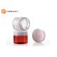 20g Amber Color PET Cream Jar with Wide Mouth for Cosmetic packaging