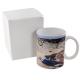 ceramics mug color paper box  cup packaging flat gift box  coffee cup gift box