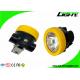IP68 Waterproof LED Cordless Coal Miner Headlamp 5000 Lux Brightness Light Weight PC  Material  Long Lasting