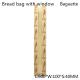 Recyclable PE Coated Kraft Paper Lunch Bag For Toast Bread