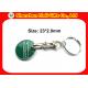 OEM engraved customs metal made promotional trolley coin key holder, keychain as free gift