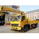 Heavy Duty Truck Mounted Telescopic Crane Construction Machine 10 Wheels