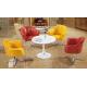 modern PU leather meeting chair furniture/PU leather swivel coffee chair