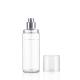 Recyclable Clear Plastic Perfume Bottle 100ml High Transparency With Aluminum Spray Lid