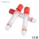 Disposable Red Top Vacuum Collection Tubes PET Clot Activator Tube