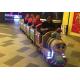Trackless Kiddie Train Rides For 10 Kids Cartoon Train Shape Shopping Mall Use