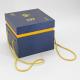 Boutique Custom Paper Gift Packaging Boxes With Ribbon Handles Large