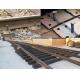 JIS 50KG JIS 50N Steel Track Rail U71Mn Material 10-25m