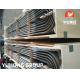 SMLS  U Bend Tube  ASTM A213 TP304L Heat Exchanger Condenser Food Oil Gas Heater