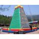 Gaint Inflatable Green Pyramid Rock Climbing Mountain For Business