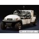Injection Material 6 Seater Golf Buggy , Electric Patrol Vehicle With Alarm Lights