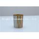 stripe design candle holder, candles tumbler, candle container sale