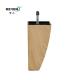 KR-P0156W1 Wooden Color Plastic Furniture Legs Replacement ABS 140mm Height