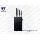 4 Band 4W Portable GPS Jammer , Handheld  Black Cell Phone Signal Jammer