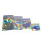 Resealable Holographic Printing Laser Film Bag k Pouch For Cosmetic Sample