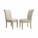 Solid Wood Tufted Dining Chair Modern Luxury Restaurant Wood Imitated Dining Chair Restaurant Chairs