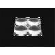 50*50mm Dimension PMMA LED Lens Auto Headlamp Lens With Cree XP-E / XP-G