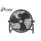 Modern Portable Electric Table Fan Low Noise Black Color For Home / Office