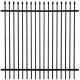 Wholesale Black Security 2.1m Height wrought iron/Steel Fence