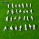 model white people 1:150 miniature white ABS plastic 1 cm figures Architectural