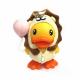 B.Duck Plastic Coin Bank With Lion Hat Cute Saving Bank As Gifts