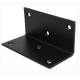 Supporting Fixed Corner Brace Shelf Bracket L Angle Bracket Black Carbon Steel for Furniture