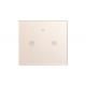 Wall Touch Screen Light Panel Switch 100v - 240v Wifi Controlled 86 * 86 * 39mm