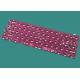 3 Pin Custom Keyboard PCB RGB Kbd75v2 Hot Swappable PCB Orange