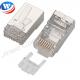 STP Plug Rj45 Modular Plug Boot Transparent Male To Male Ethernet Connector