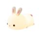 LED Silicone Papa Rabbit  Lovely Bunny Silicone Night Light For Creative Birthday Gift