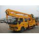 Light Duty Shear Fork Truck Mounted Aerial Platform 10M - 24M Working Height For