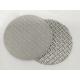 Customized Stainless Steel Wire Filter Mesh , 1 10 Micron Sintered Filter Disc