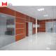 38-44db Acoustic Aluminium Glass Office Partition Systems 4500mm