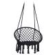 Max 330Lbs hanging Living Room Office Chair Cotton Rope Hammock Swing Chair