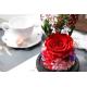 Popular Long lasting flowers arrangement preserved rose in glass  rose gift real rose