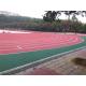 Anti - Shock Polyurethane Rubber Running Track Surface / Jogging Track Material