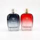 Strong Sealing Glass Personalized Perfume Bottle Crimp Neck Red Gradient Spray Color