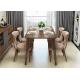 High End Hotel Dining Table And 4 Chairs , Commercial Square Dining Room Table