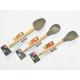 Bamboo and Silicone Gray Eco-Friendly Bamboo and Silicone Kitchen Utensil Set for cooking