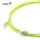 OM5 LC - LC / UPC Simplex Fiber Optic Cable PVC LSZH OFNP Outer Jacket 3M